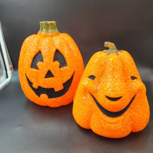 Halloween Popcorn Jelly Plastic LED Jack O Lanterns - Picture 8 of 8